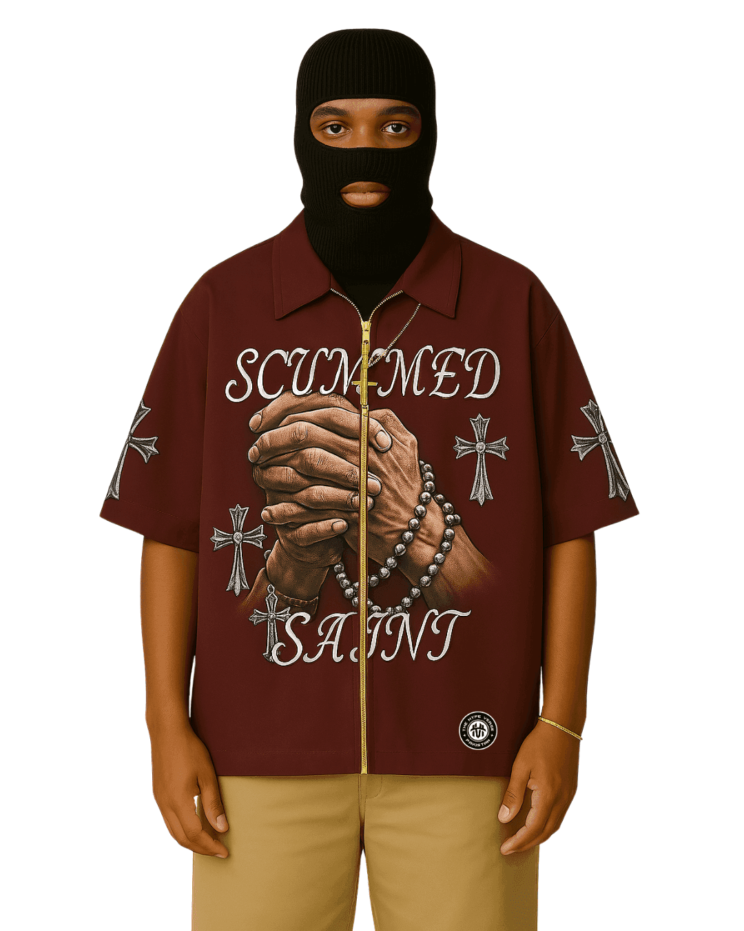 SCUMMED SAINT ZIP UP - The Hype Verse