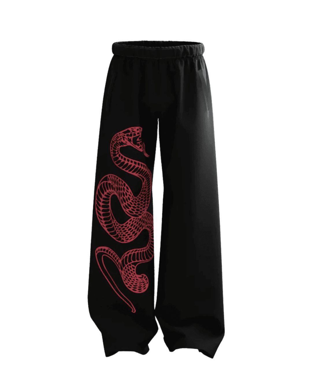 PYTHONIC STRAIGHT FIT BAGGY PANTS - The Hype Verse