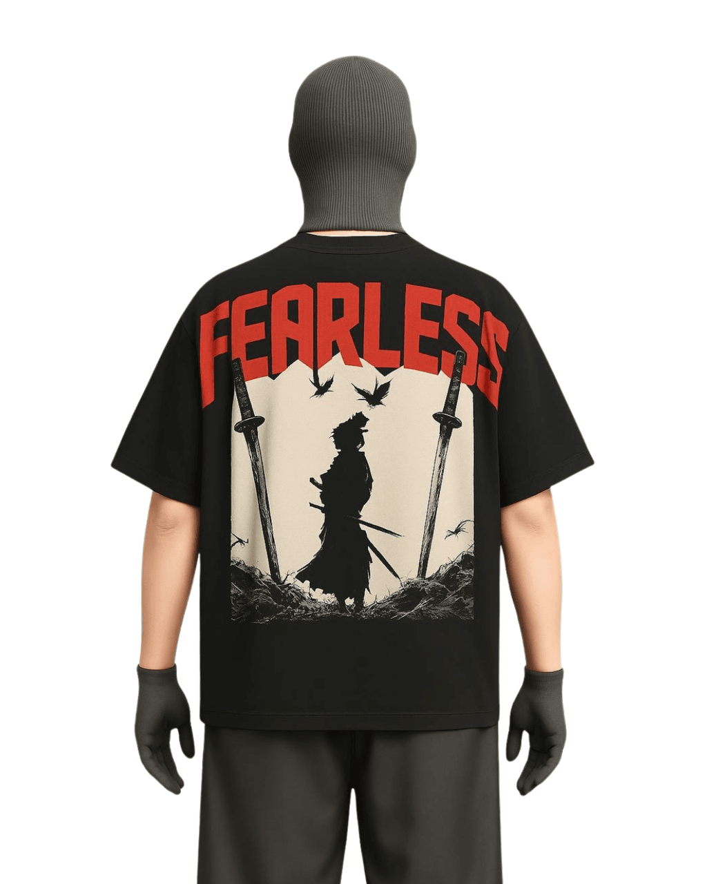 FEARLESS SAMURAI TEE - The Hype Verse