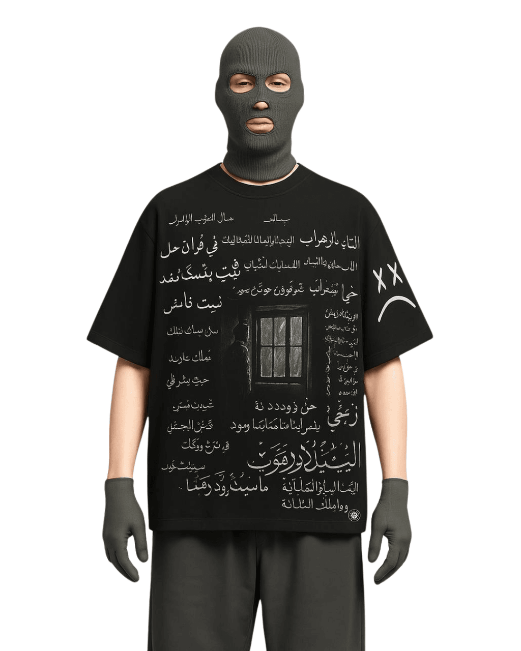 ARABIC TYPOGRAPHY TEE - The Hype Verse